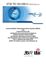 Standard ETSI TS 134229-3-V10.0.0 8.10.2013 preview