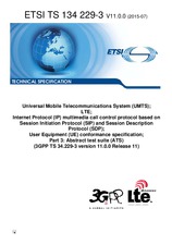 Standard ETSI TS 134229-3-V11.0.0 27.7.2015 preview