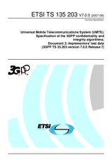 Standard ETSI TS 135203-V7.0.0 22.6.2007 preview