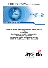 Standard ETSI TS 135204-V12.0.0 13.10.2014 preview