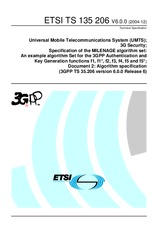 Standard ETSI TS 135206-V6.0.0 31.12.2004 preview