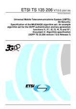 Standard ETSI TS 135206-V7.0.0 22.6.2007 preview