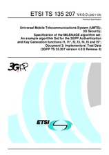 Standard ETSI TS 135207-V4.0.0 25.6.2001 preview
