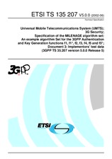 Standard ETSI TS 135207-V5.0.0 27.6.2002 preview