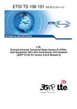 Standard ETSI TS 136101-V8.25.0 24.10.2014 preview