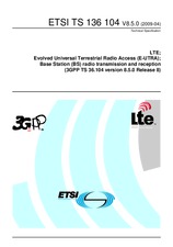 Standard ETSI TS 136104-V8.5.0 14.4.2009 preview
