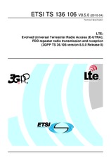 Standard ETSI TS 136106-V8.5.0 7.4.2010 preview