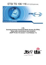 Standard ETSI TS 136116-V11.2.0 26.4.2013 preview