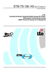 Standard ETSI TS 136143-V8.1.0 20.7.2009 preview