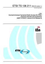 Standard ETSI TS 136211-V8.3.0 4.11.2008 preview