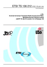 Standard ETSI TS 136212-V10.1.0 4.4.2011 preview