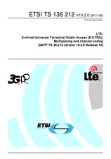 Standard ETSI TS 136212-V10.2.0 28.6.2011 preview