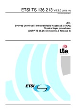 Standard ETSI TS 136213-V8.3.0 4.11.2008 preview