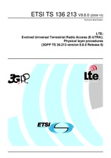 Standard ETSI TS 136213-V8.8.0 13.10.2009 preview