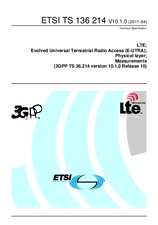 Standard ETSI TS 136214-V10.1.0 4.4.2011 preview