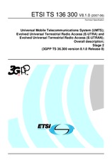 Standard ETSI TS 136300-V8.1.0 30.6.2007 preview