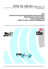 Standard ETSI TS 136331-V9.5.0 14.1.2011 preview
