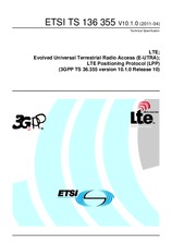Standard ETSI TS 136355-V10.1.0 27.4.2011 preview