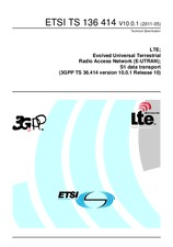 WITHDRAWN ETSI TS 136414-V10.0.0 20.1.2011 preview