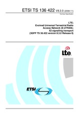 Standard ETSI TS 136422-V8.3.0 4.11.2008 preview