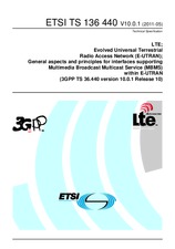 WITHDRAWN ETSI TS 136440-V10.0.0 20.1.2011 preview