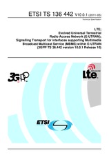 WITHDRAWN ETSI TS 136442-V10.0.0 20.1.2011 preview