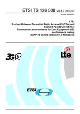 Standard ETSI TS 136508-V8.4.0 12.2.2010 preview