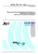 Preview ETSI TS 141102-V4.3.0 31.12.2001