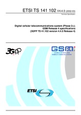 Preview ETSI TS 141102-V4.4.0 31.3.2002