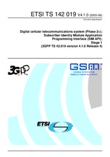 Preview ETSI TS 142019-V4.1.0 28.6.2005