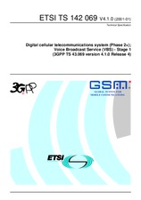 Preview ETSI TS 142069-V4.1.0 25.6.2001