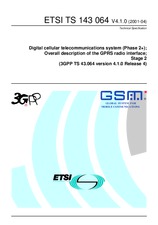 Preview ETSI TS 143064-V4.1.0 30.4.2001