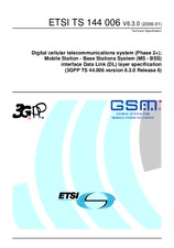 Standard ETSI TS 144006-V6.3.0 31.1.2006 preview