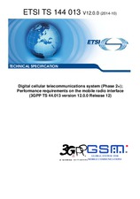 Preview ETSI TS 144013-V12.0.0 9.10.2014