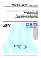 Preview ETSI TS 144031-V4.4.0 26.2.2002