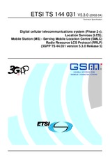 Preview ETSI TS 144031-V5.3.0 30.4.2002