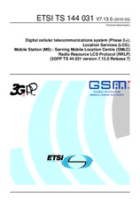 Standard ETSI TS 144031-V7.13.0 30.3.2010 preview