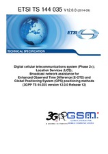 Preview ETSI TS 144035-V12.0.0 26.9.2014