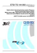 Standard ETSI TS 144060-V4.9.0 19.12.2002 preview