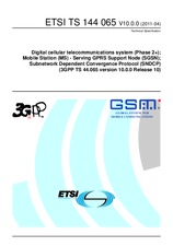 Standard ETSI TS 144065-V10.0.0 4.4.2011 preview