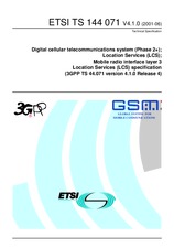Preview ETSI TS 144071-V4.1.0 23.7.2001