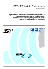 Preview ETSI TS 144118-V5.0.0 31.7.2002