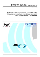Standard ETSI TS 145001-V4.1.0 30.11.2001 preview