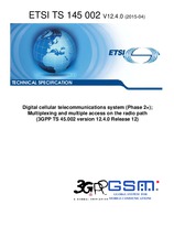 Standard ETSI TS 145002-V12.4.0 27.4.2015 preview