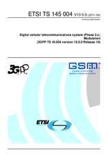 Standard ETSI TS 145004-V10.0.0 8.4.2011 preview