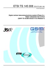 Standard ETSI TS 145008-V4.4.0 31.7.2001 preview