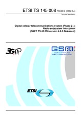 Standard ETSI TS 145008-V4.8.0 30.4.2002 preview