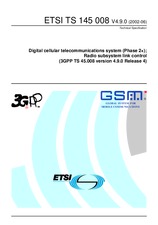 Standard ETSI TS 145008-V4.9.0 30.6.2002 preview