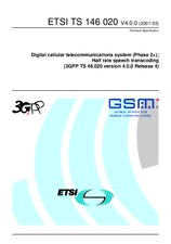 Preview ETSI TS 146020-V4.0.0 31.3.2001