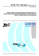Standard ETSI TS 146022-V6.0.0 31.12.2004 preview